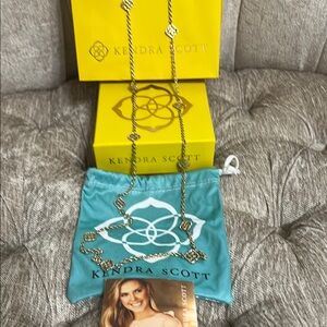 Kendra Scott Gold Long Necklace